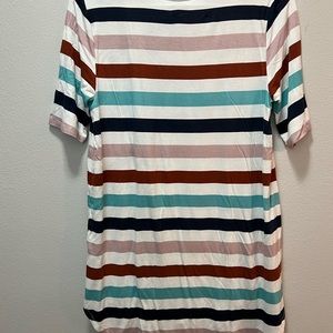 24/7 Maurices New with tags, scooped neck striped long shirt